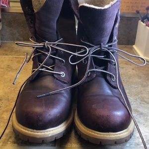 Maroon Timberland Earthkeepers